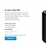 Mac Pro disponibile in 1 giorno lavorativo