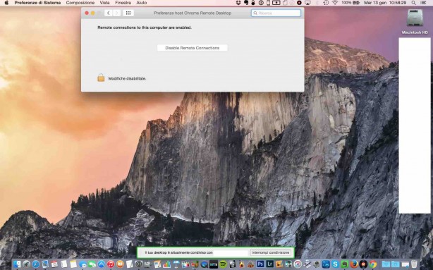Accedere al Mac in remoto? Si, con Chrome Remote Desktop