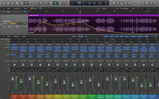 Disponibile un importante aggiornamento per Logic Pro X