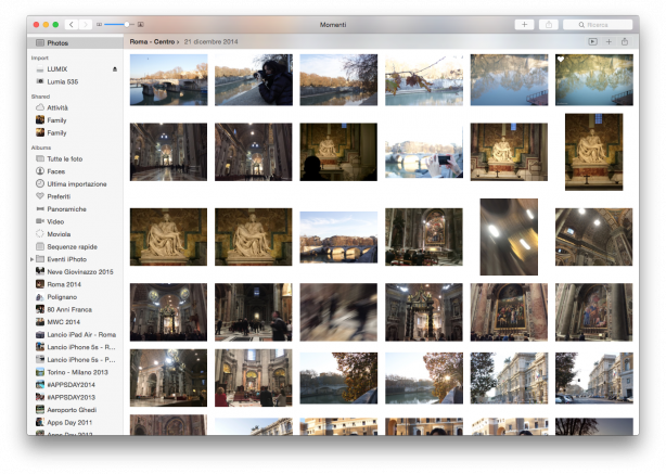 Anteprima: ecco l’app Foto di OS X 10.10.3 – VIDEO