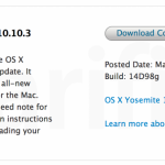 Apple rilascia una nuova beta di OS X Yosemite 10.10.3 con il supporto al Force Touch