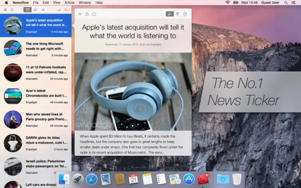Newsflow: pratico reader RSS per il tuo Mac, gratis solo per oggi