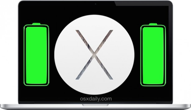 Semplici suggerimenti per migliorare la durata della batteria dei Mac con OS X Yosemite