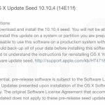 Apple rilascia la seconda beta di OS X Yosemite 10.10.4