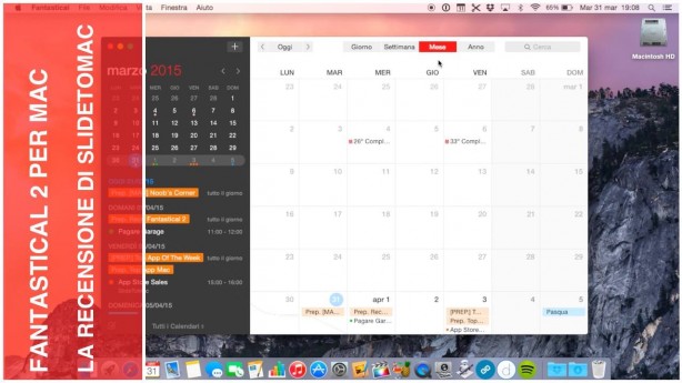 Fantastical 2 – La videorecensione di SlideToMac