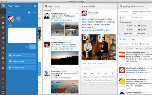 Twitter aggiorna l’app TweetDeck