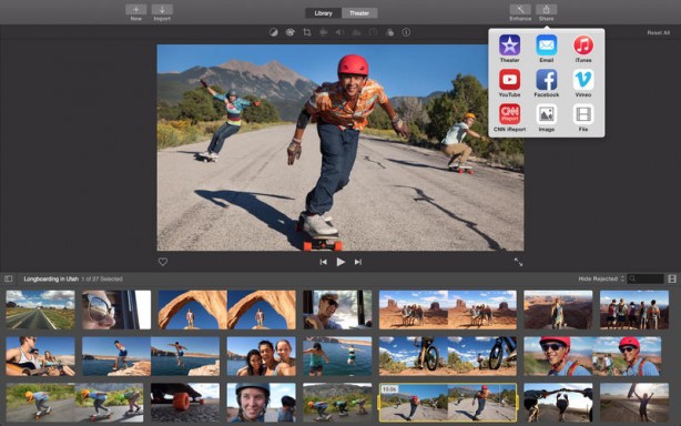 Apple aggiorna iMovie migliorando la compatibilità con YouTube