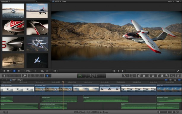 Apple aggiorna Final Cut X, Motion e Compressor