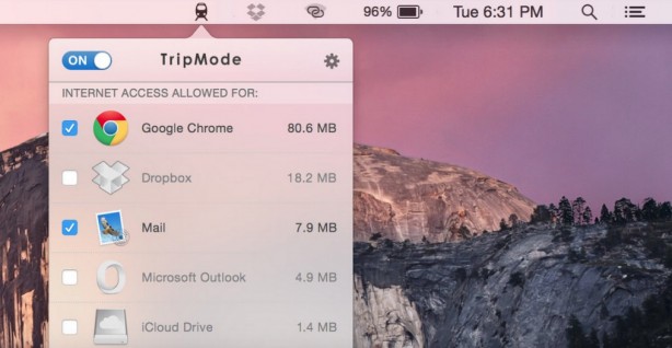 TripMode: come risparmiare traffico dati sui dispositivi connessi tramite hotspot personale