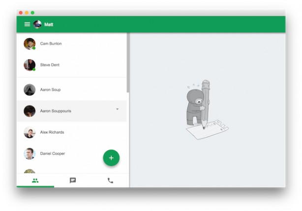 Google lancia l’app ufficiale di Hangouts per Mac