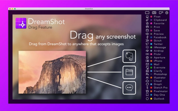 Dreamshot: per “fotografare” lo schermo del Mac, ora gratis