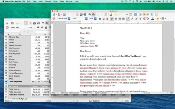 LibreOffice Vanilla Mac pic0