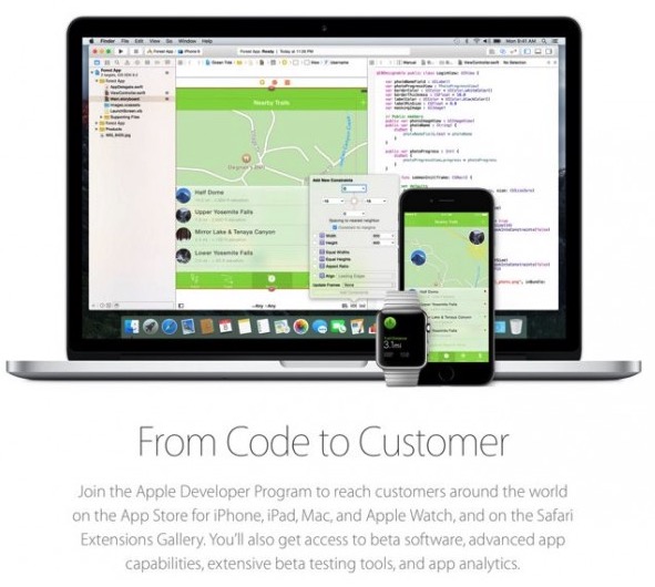 Apple unifica il Developer Program OS X e iOS