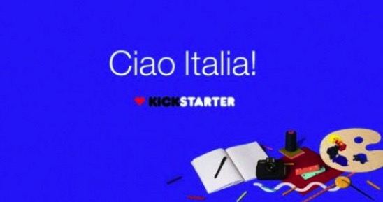 Kickstarter arriva in Italia