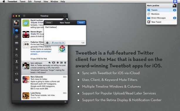 Nuovo aggiornamento per Tweetbot