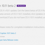 Apple rilascia OS X El Capitan beta 2 agli sviluppatori!