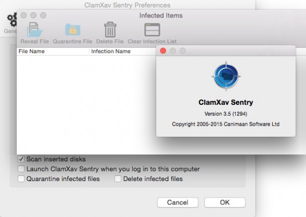 ClamXav Mac pic0