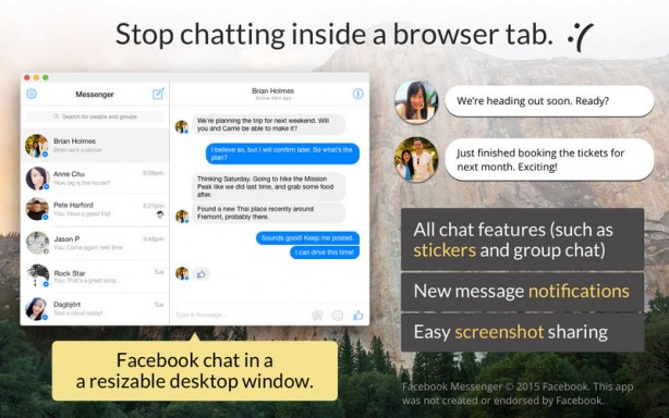 Enchat: comodo client -in stile Messenger- per chattare con gli amici di Facebook