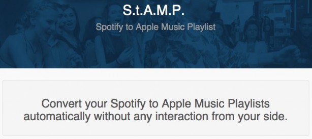 STAMP: convertire le playlist di Spotify e renderle compatibili con Apple Music