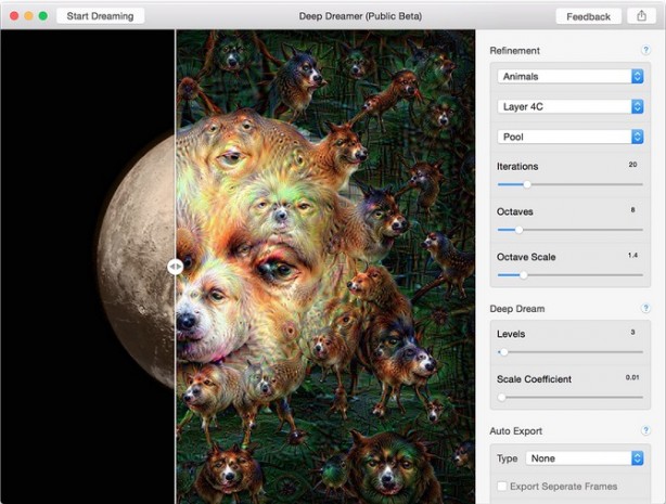 Deep Dreamer di Realmac: la versione beta di una nuova app per il foto editing su Mac