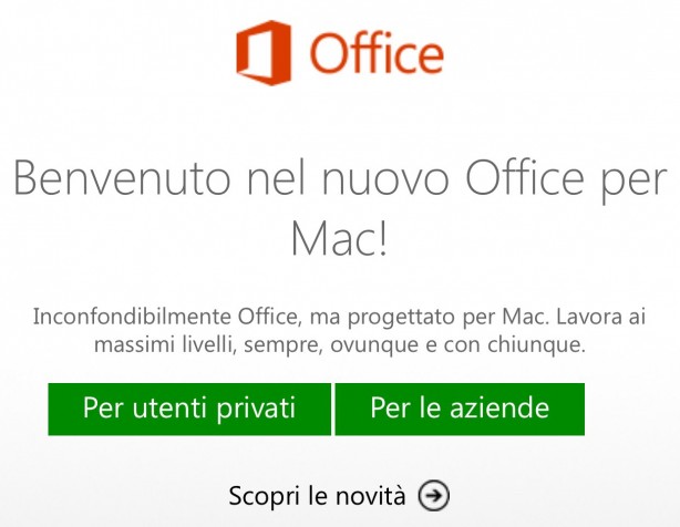 Microsoft rilascia Office 2016 per Mac con abbonamento 365