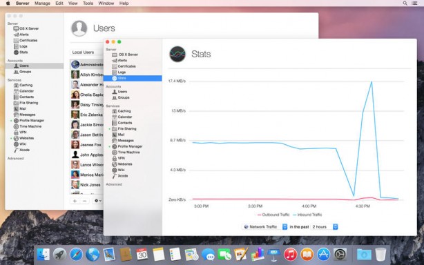 Apple aggiorna OS X Yosemite Server