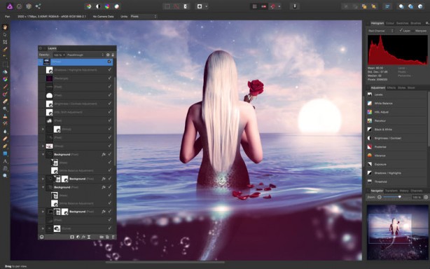 Affinity Photo, un’app professionale per l’editing delle foto