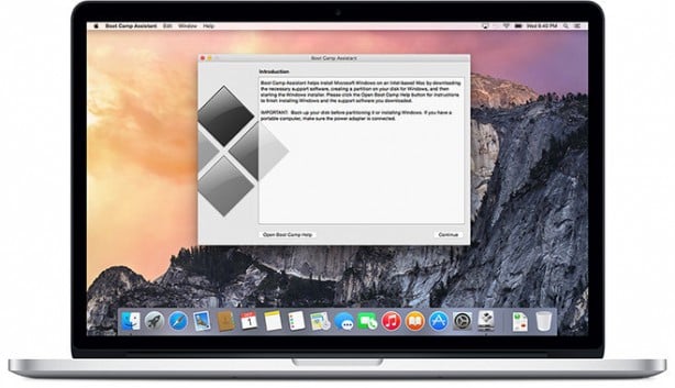 Boot Camp per Mac supporta Windows 10