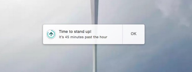Stand: un piccolo ma utile tool per Mac che emula “alzati in piedi” di Apple Watch