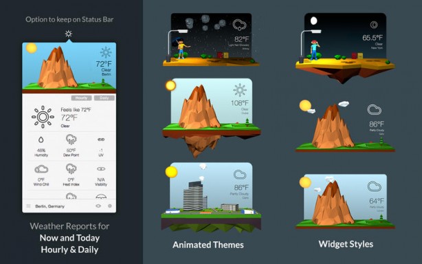 3DWeather: previsioni meteo in 3D sul tuo Mac