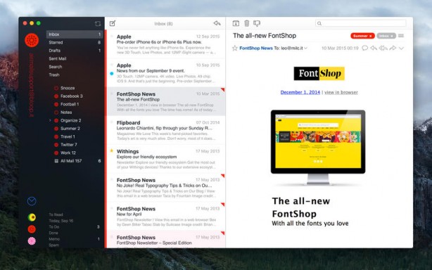 Airmail: ottimo client di posta elettronica per Mac ora compatibile con OS X El Capitan