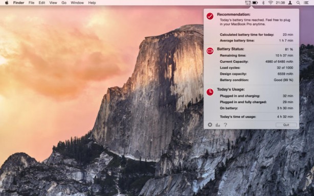 Better Battery: mantieni la batteria del Mac in salute