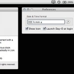 Day-O, app gratis per Mac: orologio con calendario integrato
