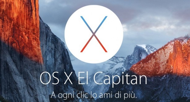 E’ ufficialmente disponibile OS X El Capitan!