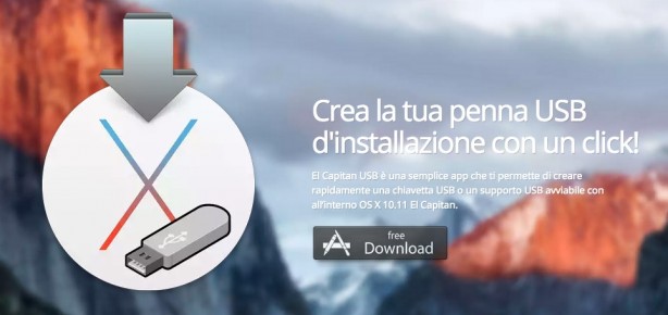 El Capitan USB: creare gratis una chiavetta USB con OS X El Capitan