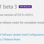 Apple rilascia la terza beta di OS X El Capitan 10.11.1