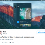 In arrivo un nuovo update di Twitter per OS X con tante features e una “dark mode”