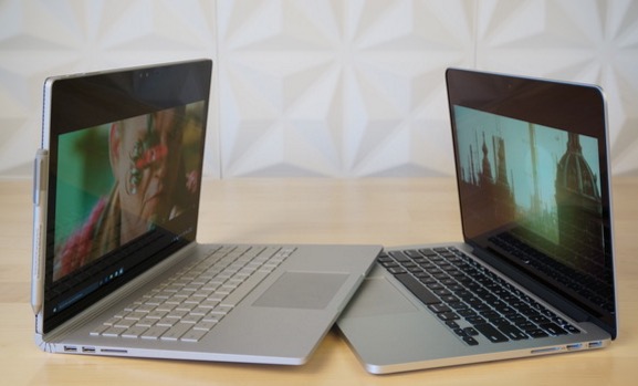Benchmark-test per Surface Book di Microsoft: sono davvero due volte più veloci dei MacBook Pro?