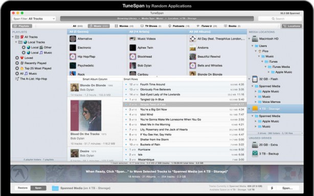 Libreria iTunes distribuita su più dischi con TuneSpan, ora in forte sconto