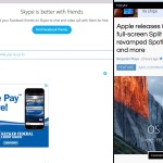Skype si aggiorna e supporta la Split View in OS X El Capitan