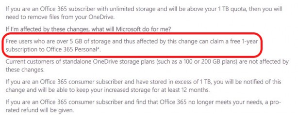 OneDrive con meno gigabyte, ma con novità per gli utenti senza abbonamento