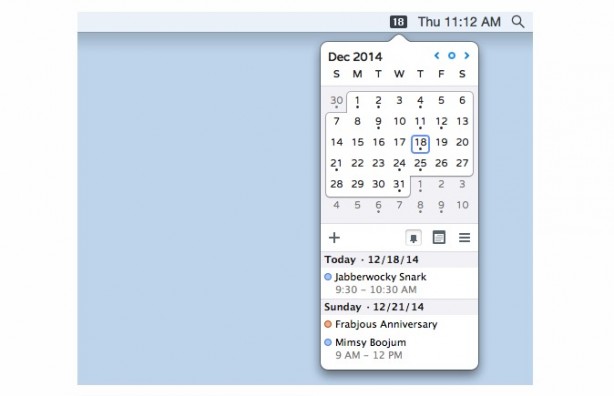 Itsycal: alternativa gratuita al calendario per Mac
