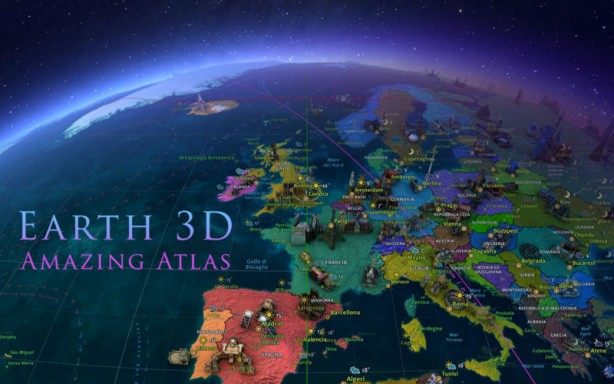 Giveaway Of The Week: 3 copie gratuite per Earth 3D – Amazing Atlas [CODICI UTILIZZATI CORRETTAMENTE]