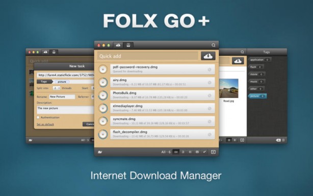 Folx GO+: download manager per Mac