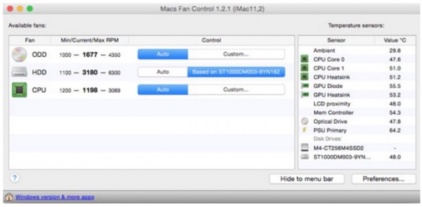 Macs Fan Control: utility gratuita per la gestione manuale delle ventole del Mac