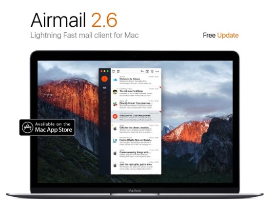 Nuovo aggiornamento per AirMail