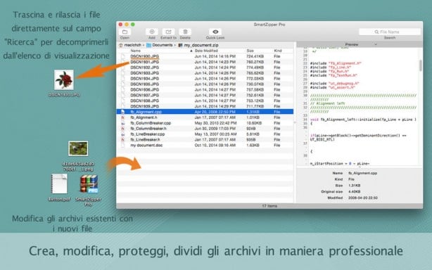 Smart Zipper Pro: creare, estrarre e visualizzare file compressi su Mac, ora in offerta