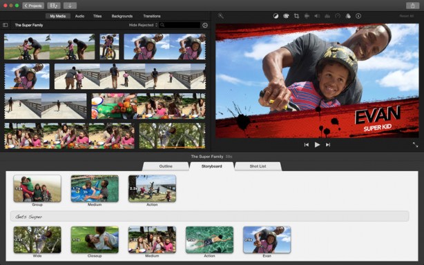 Apple rilascia iMovie 10.1.1