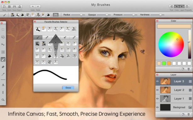 Creare opere d’arte su Mac con MyBrushes, ora a soli 0,99 Euro