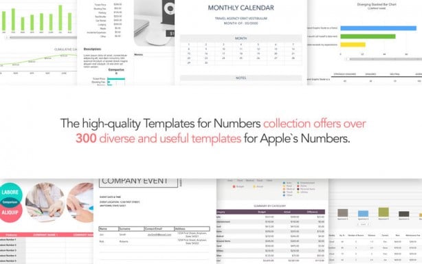 Templates for Numbers Mac pic0